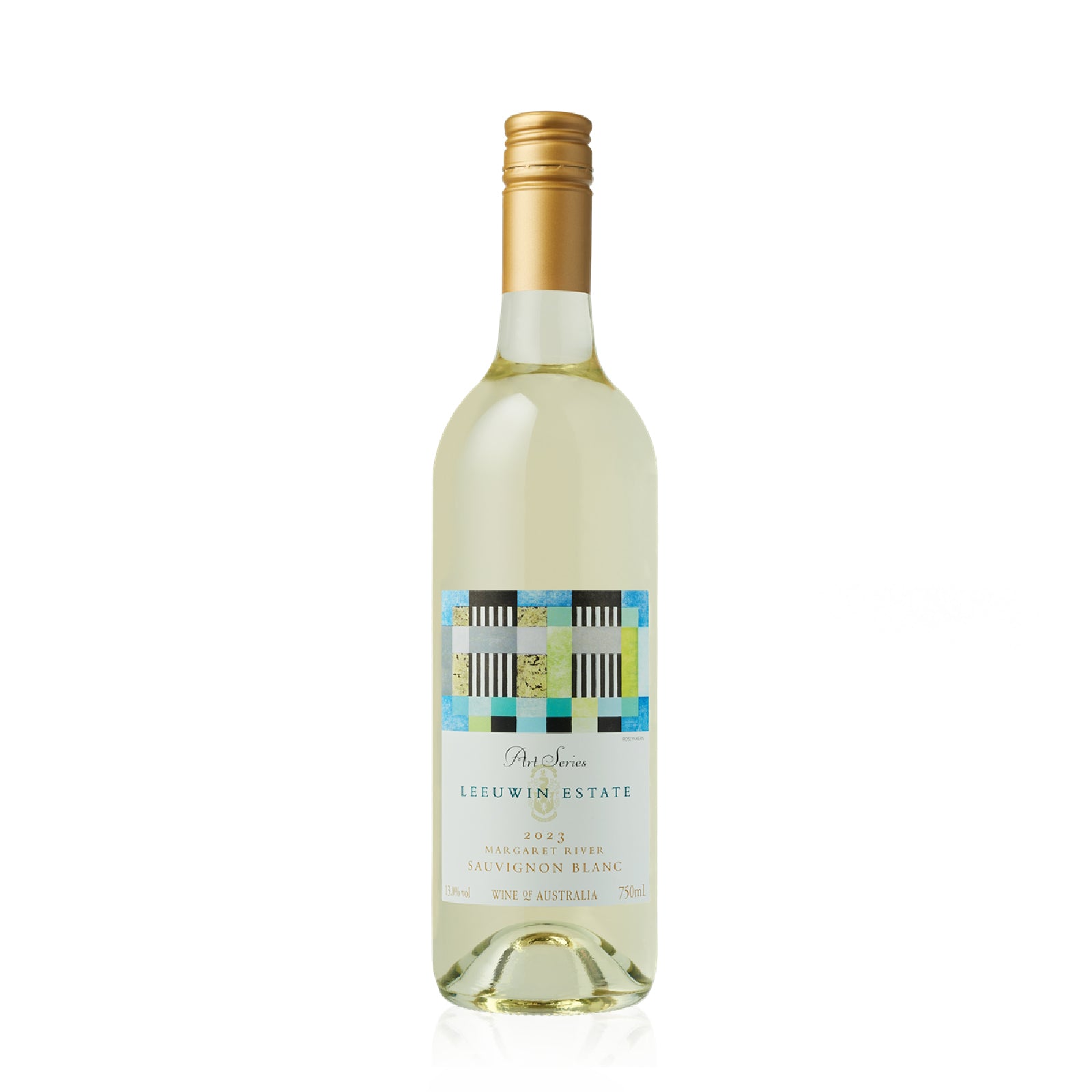 Bottle of Leeuwin Estate Art Series Sauvignon Blanc 2023 with citrus, tropical fruit, and herbaceous notes.