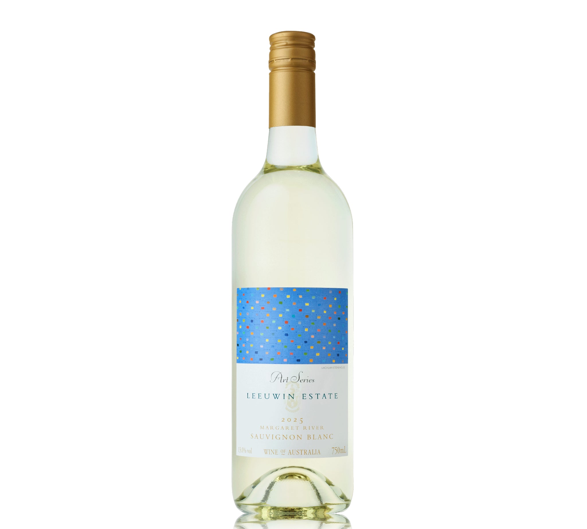 A bottle of Leeuwin Estate Art Series Sauvignon Blanc 2025 wine.
