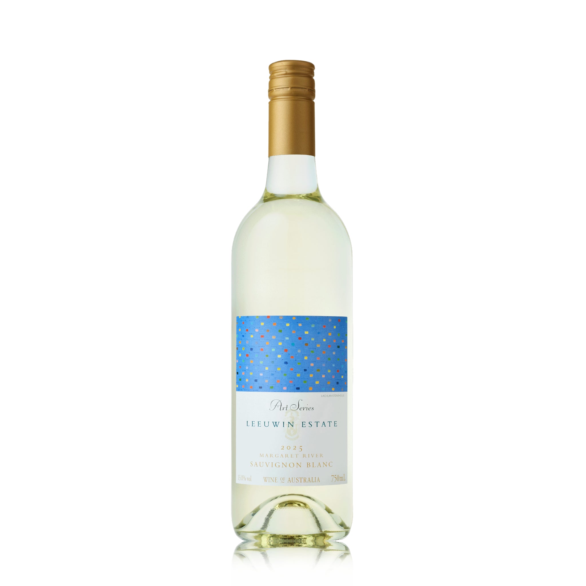 A bottle of Leeuwin Estate Art Series Sauvignon Blanc 2025 wine.