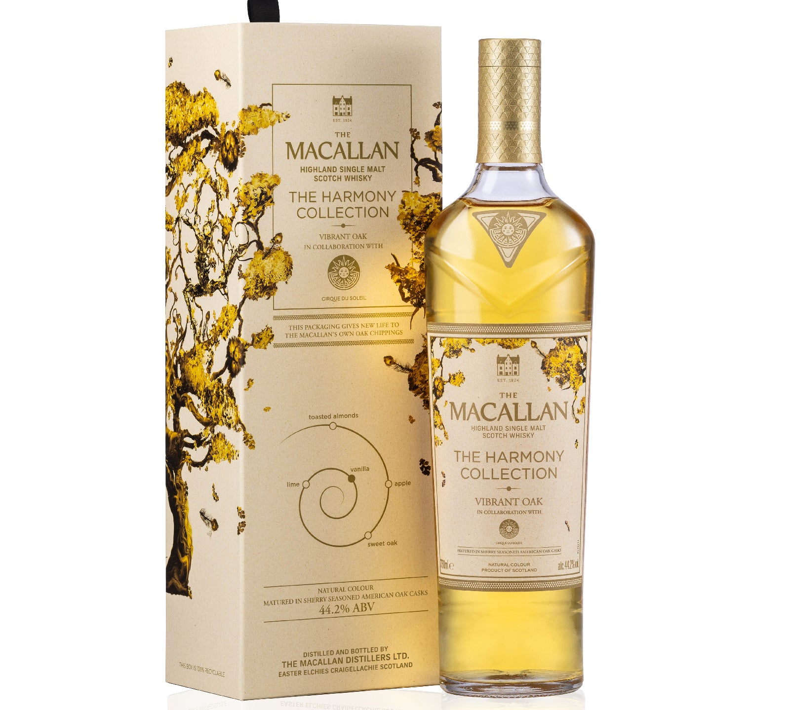 The Macallan Harmony Collection IV Vibrant Oak whisky bottle
