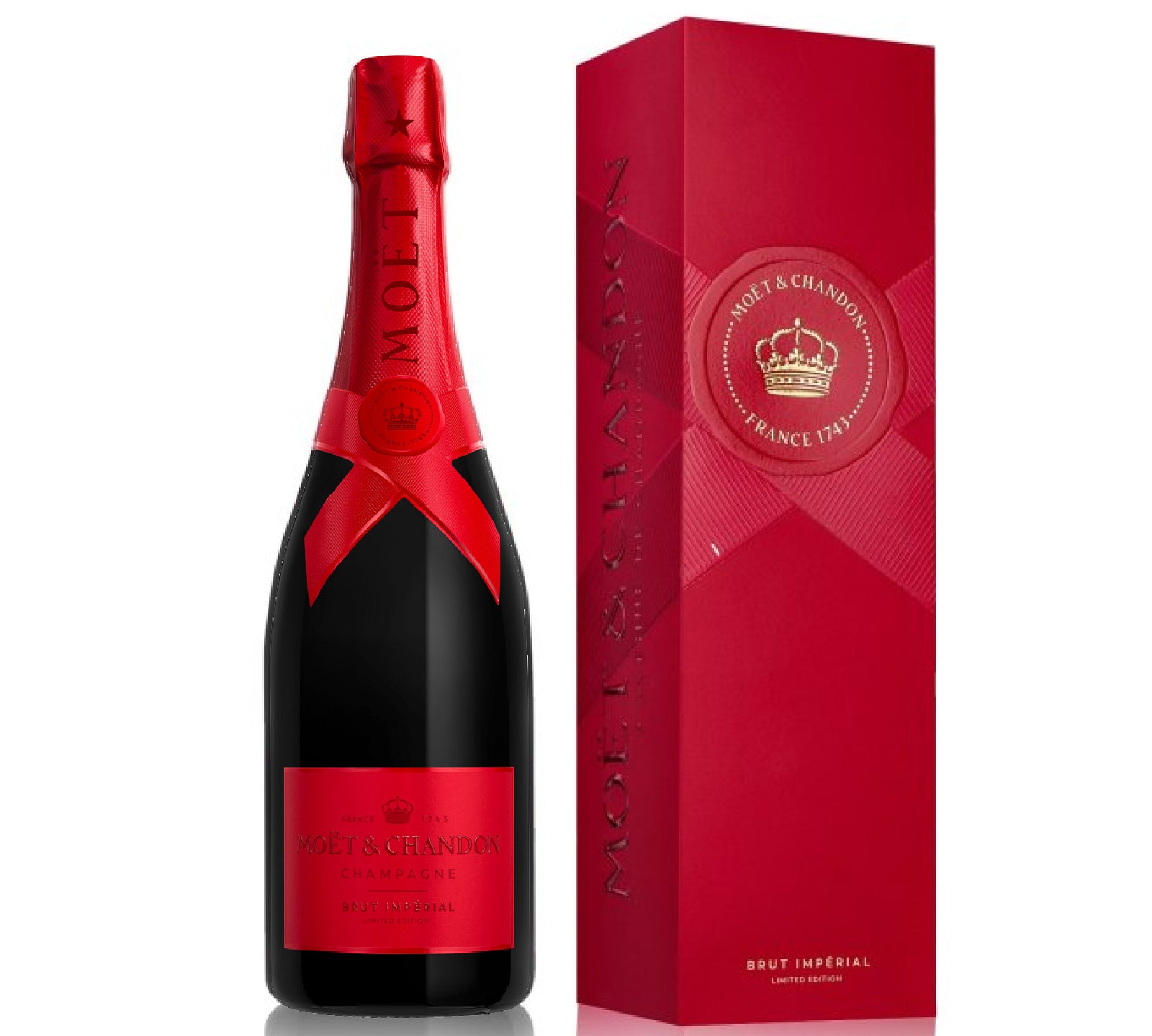 Moët & Chandon champagne festive packaging