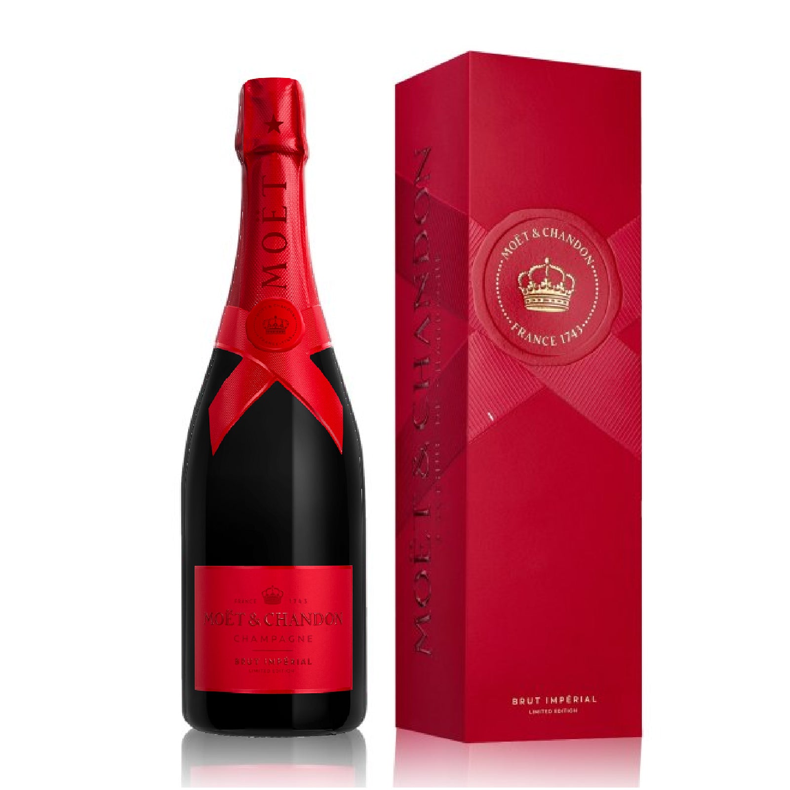 Moët & Chandon champagne festive packaging