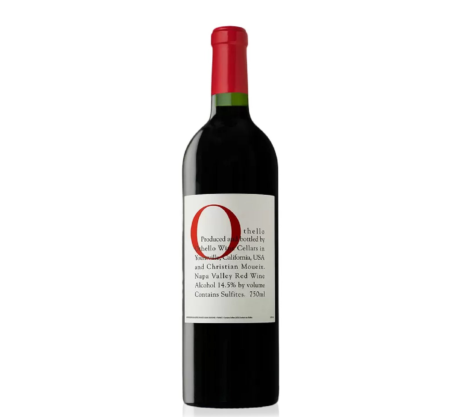 Bottle of Othello by Dominus 750ml, a rich and complex Napa Valley red wine with notes of dark berries, chocolate, and spice, offering a full-bodied, smooth, and structured palate.