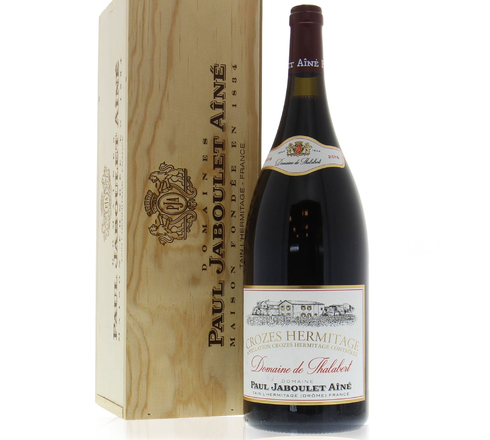 A magnum bottle of Paul Jaboulet Aine Crozes-Hermitage domaine Thalabert 2015 1500ml
