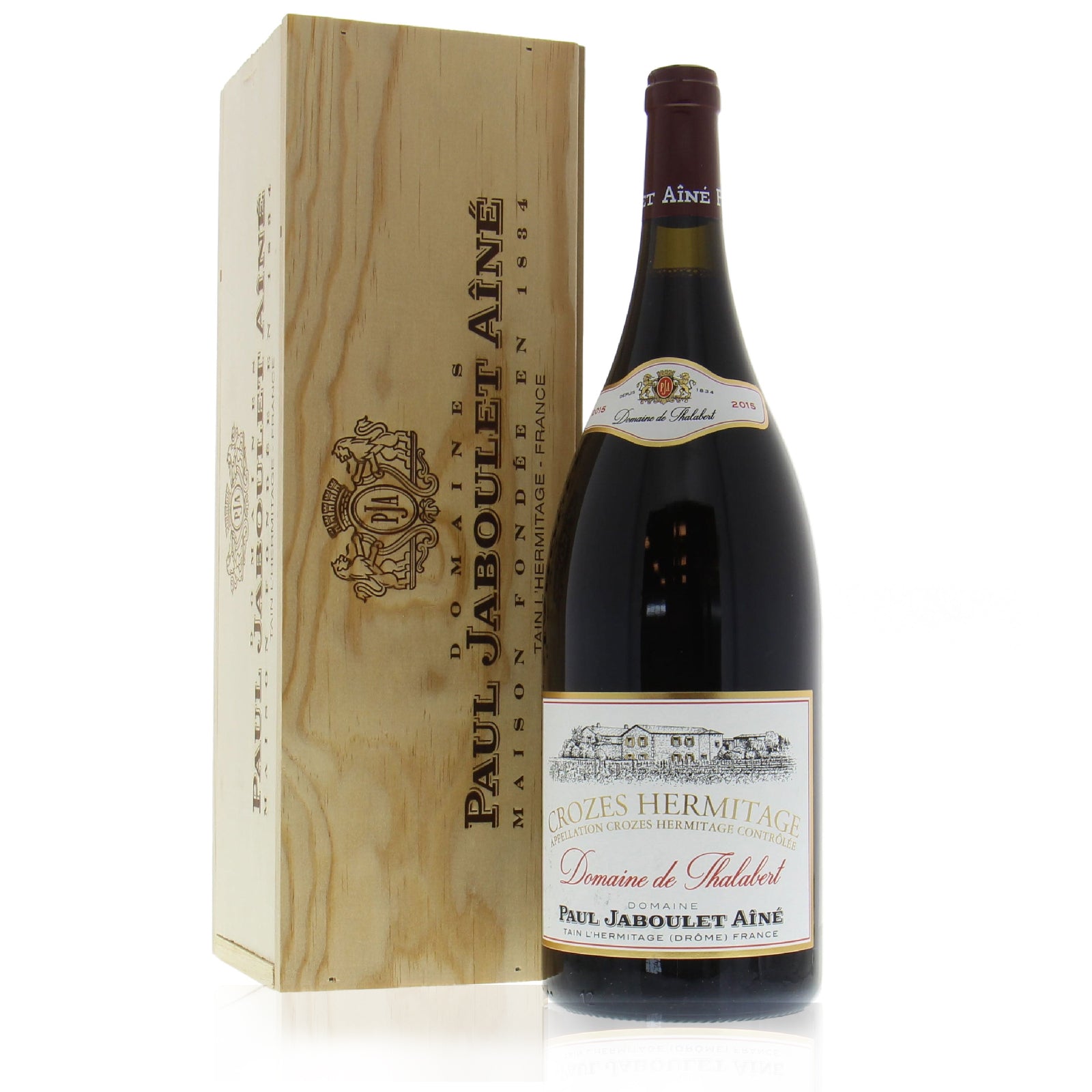 A magnum bottle of Paul Jaboulet Aine Crozes-Hermitage domaine Thalabert 2015 1500ml