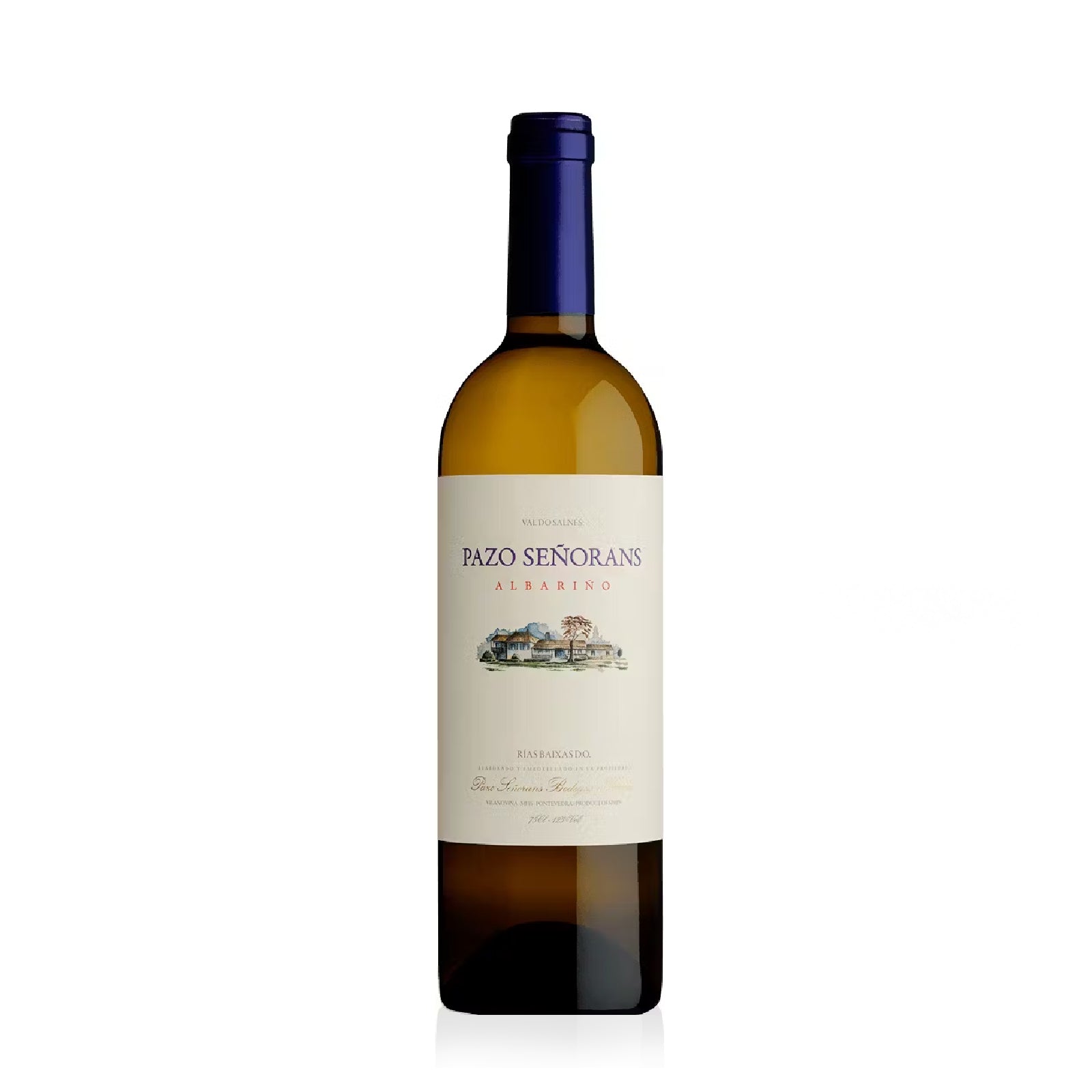 Pazo Señorans Albariño white wine.