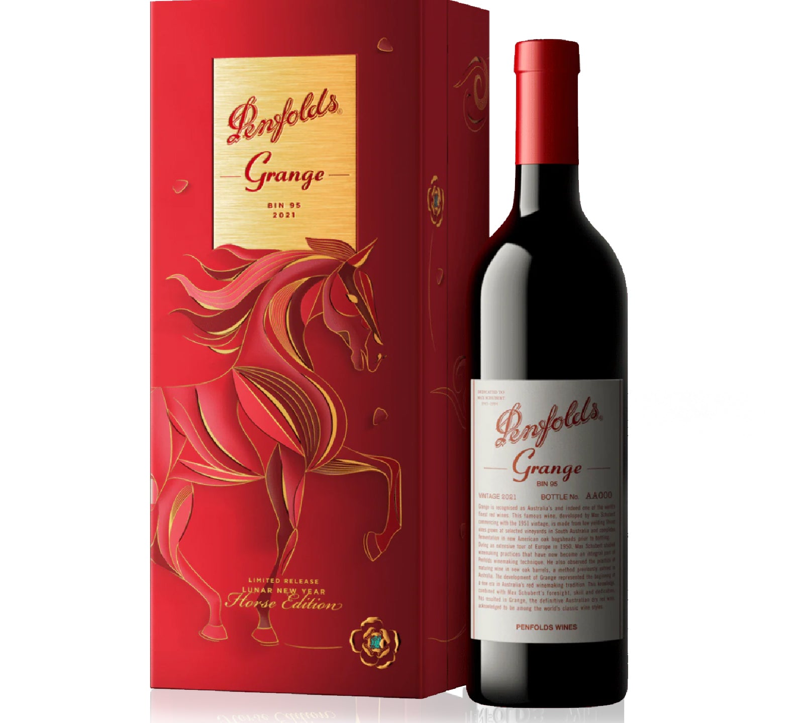Penfolds Grange Bin 95 Shiraz 2021 Year of Horse