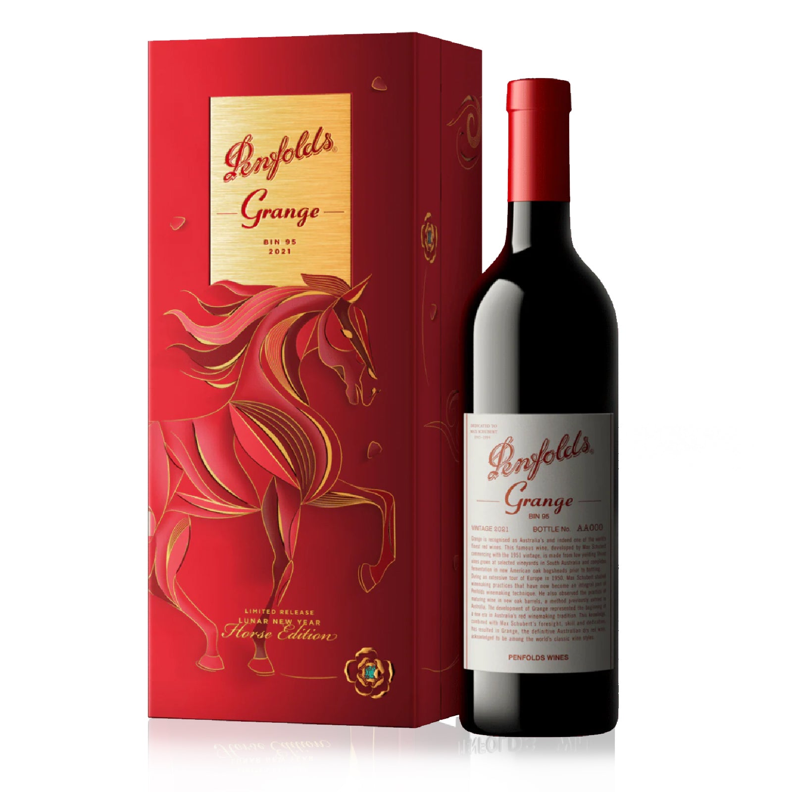 Penfolds Grange Bin 95 Shiraz 2021 Year of Horse
