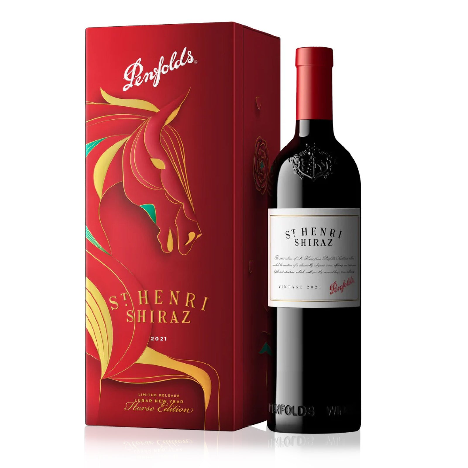 Penfolds St Henri Shiraz Horse 2021 red wine
