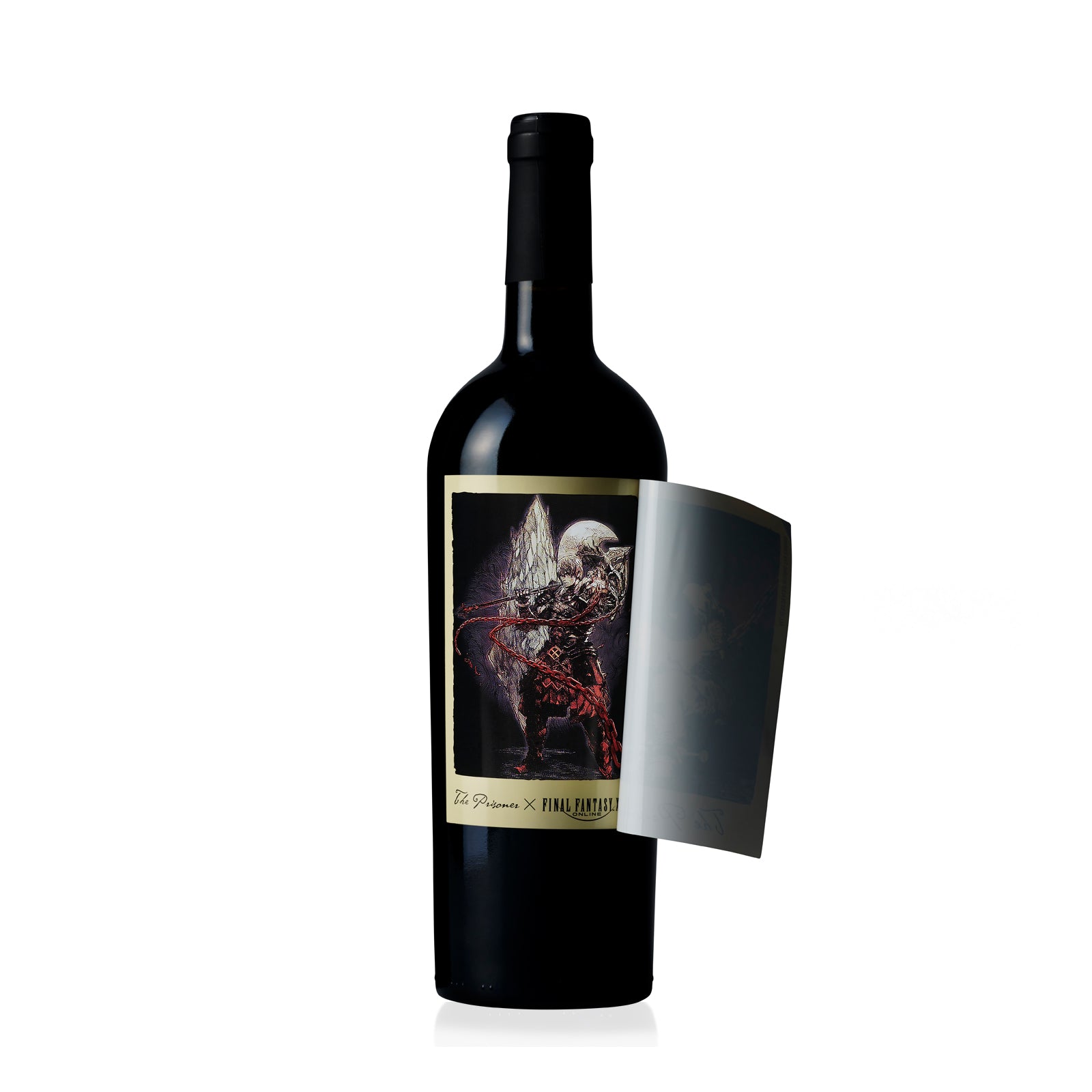 The Prisoner Red Blend Final Fantasy XIV Limited Edition wine label, 2021