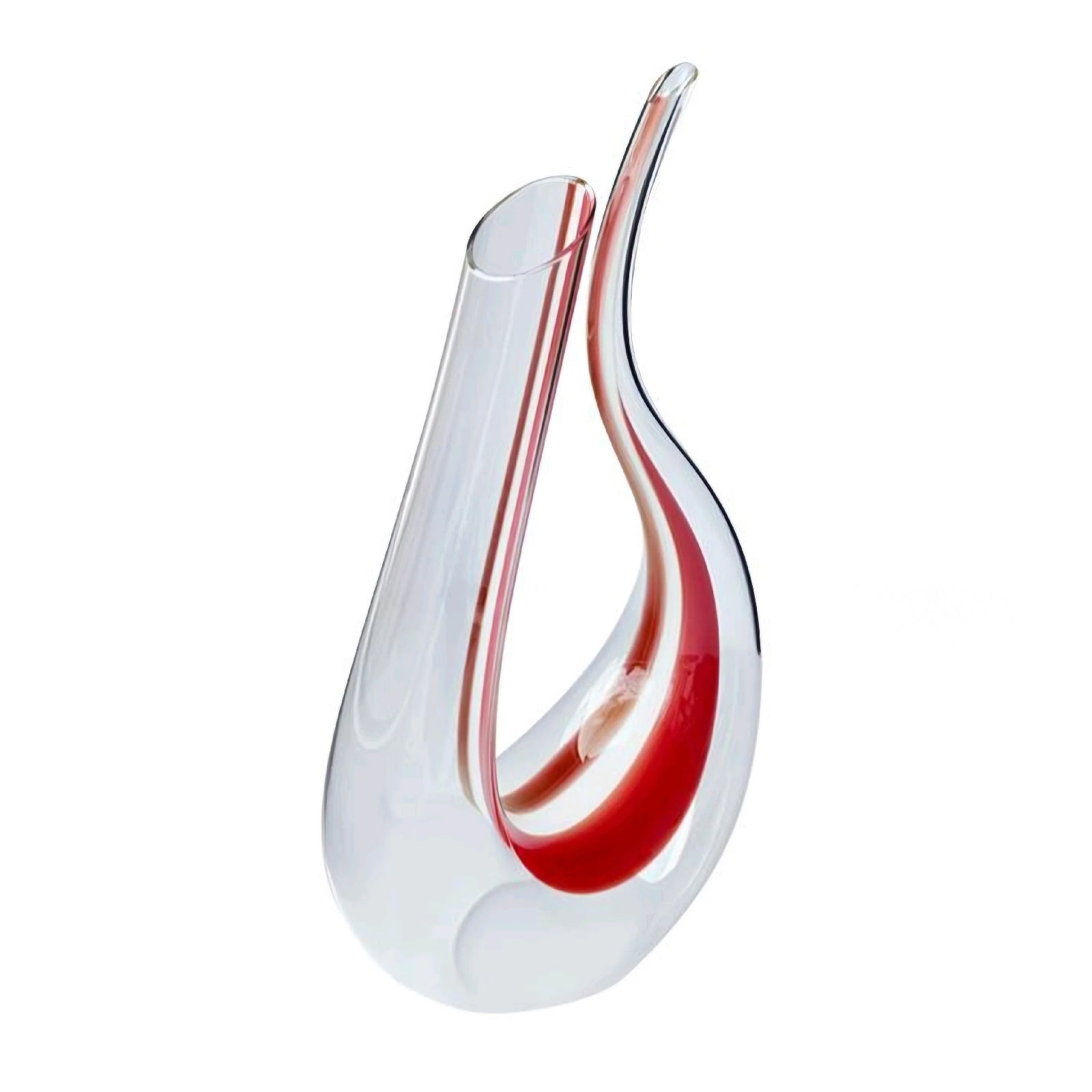 Crystal Riedel decanter Red and White