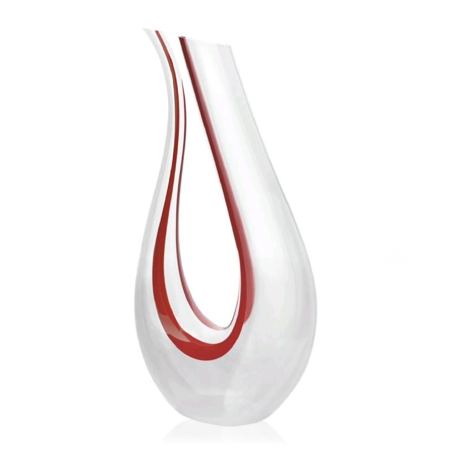 Crystal Riedel decanter Red and White