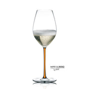 Riedel Glass Fatto a Mano Champagne Orange