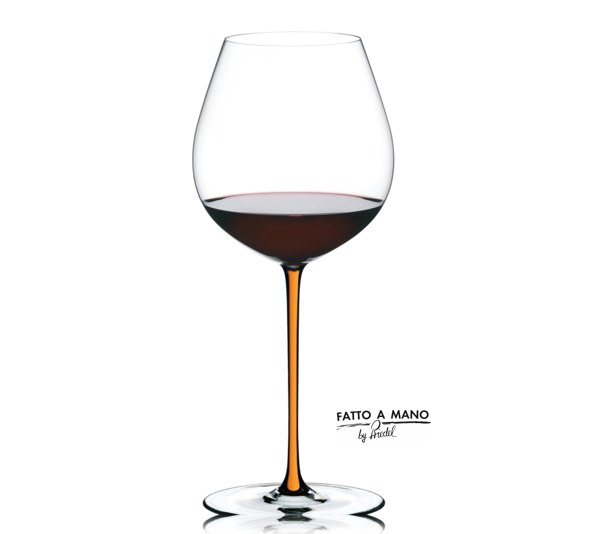 RIEDEL Fatto A Mano Pinot Noir Orange Glass