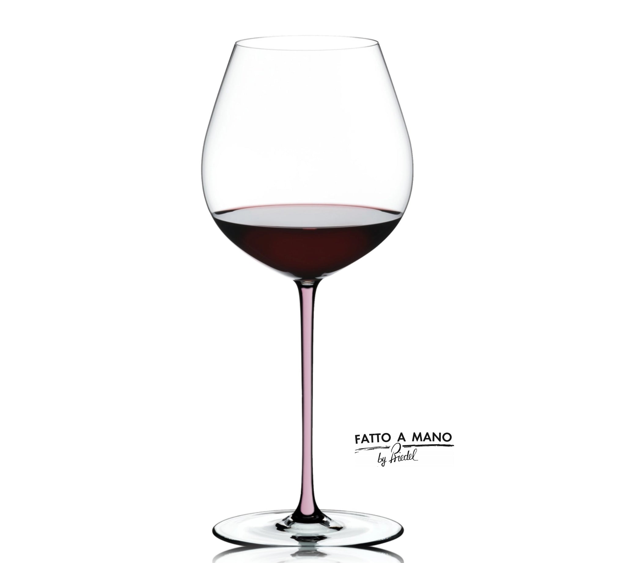 Riedel Fatto a Mano Pink Glass Pinot Noir