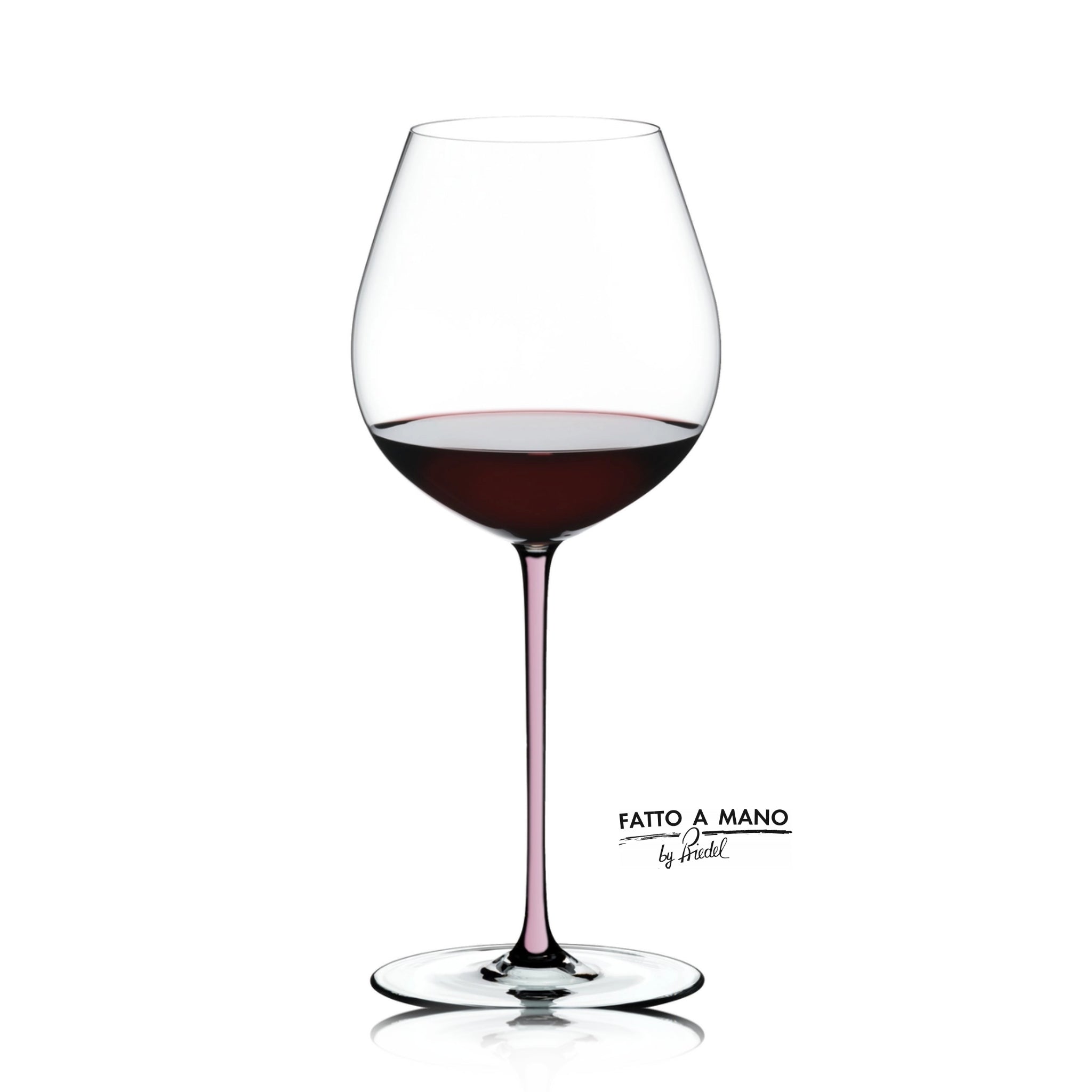 Riedel Fatto a Mano Pink Glass Pinot Noir