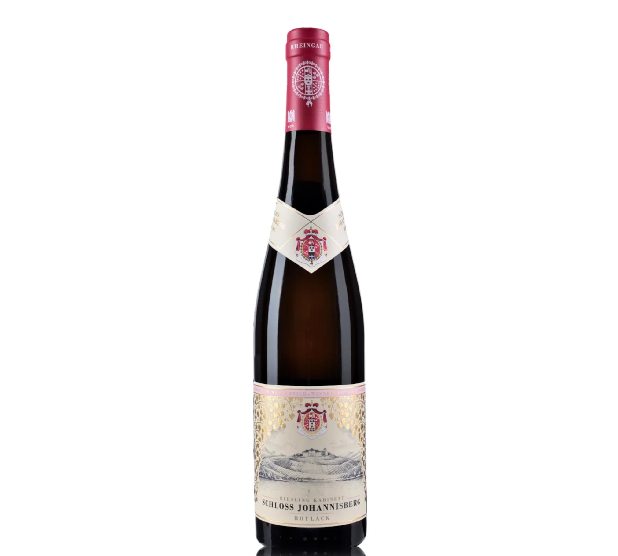 A bottle of Schloss Johannisberg Riesling Kabinett white wine