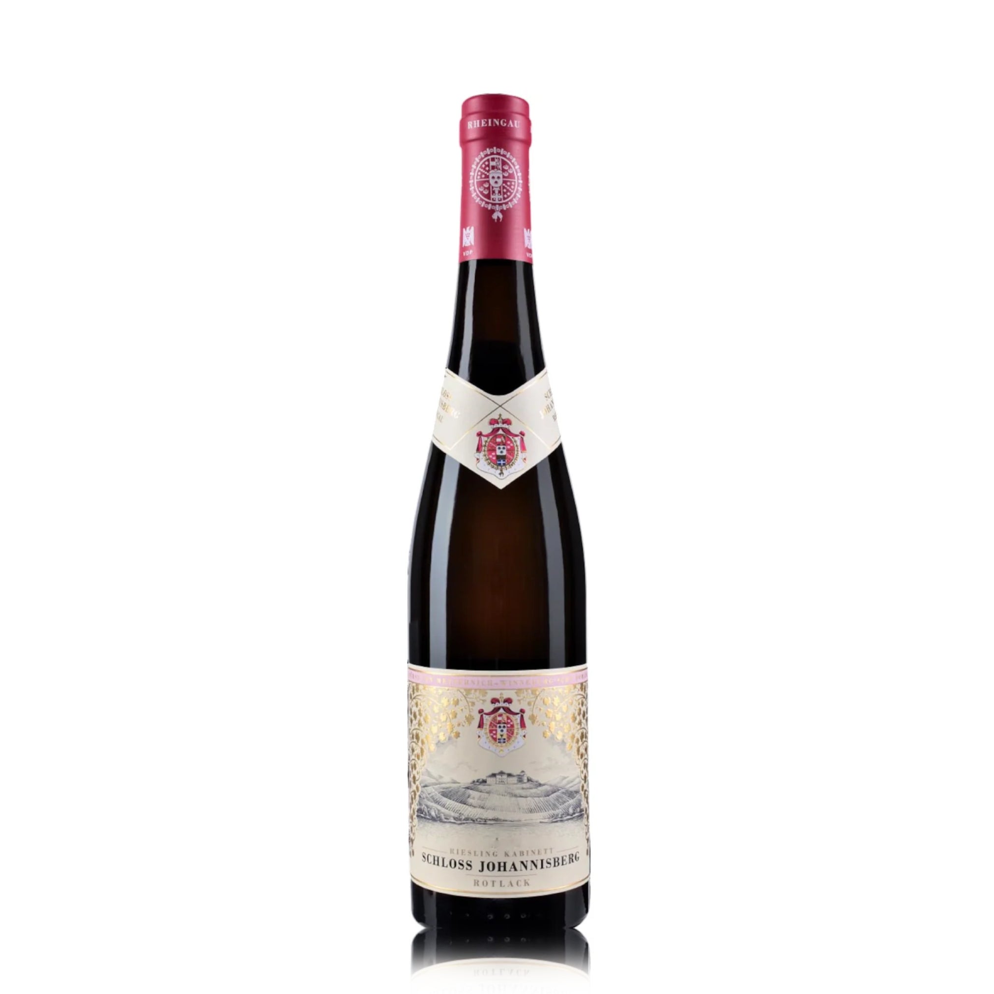 A bottle of Schloss Johannisberg Riesling Kabinett white wine