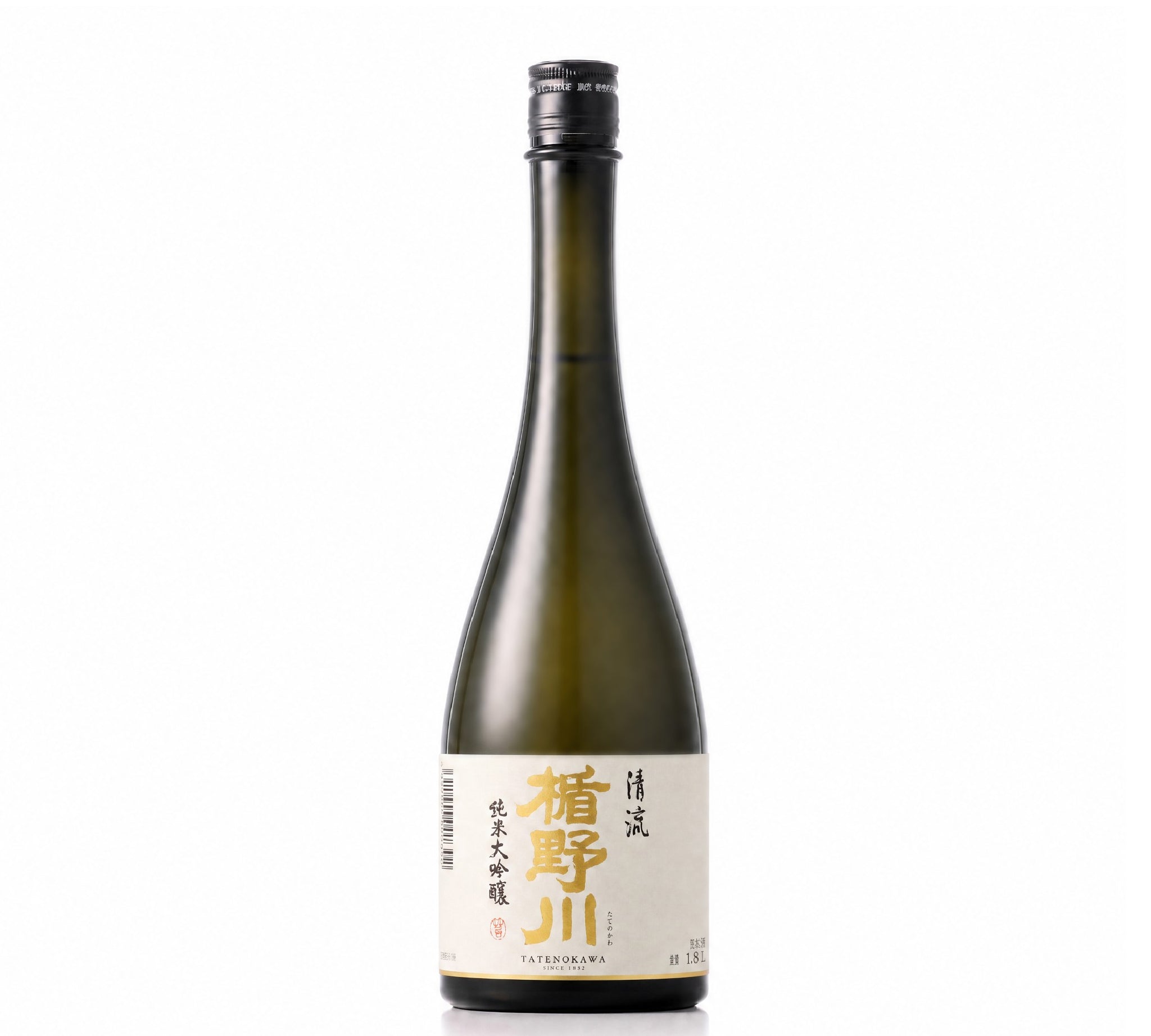 Bottle of Tatenokawa sake 