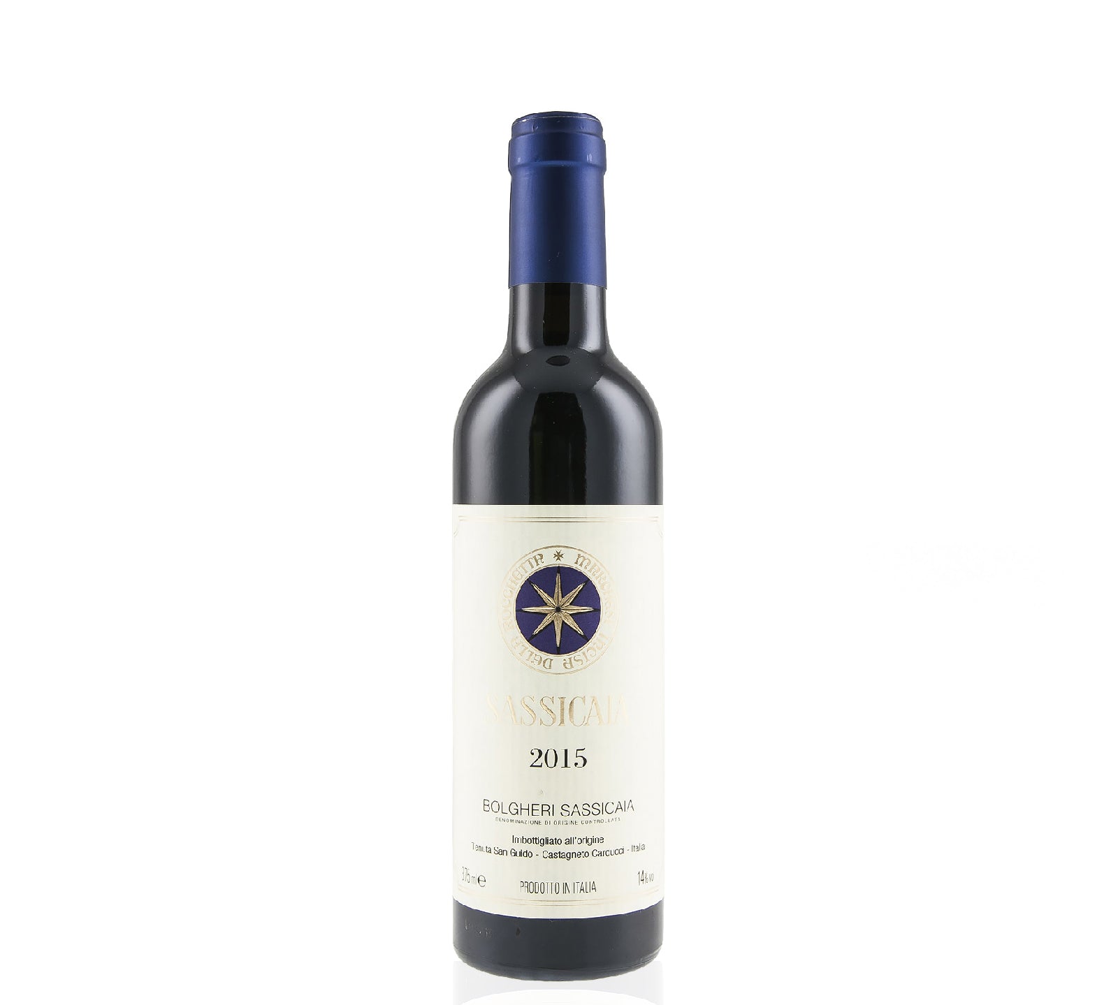 Tenuta San Guido Sassicaia 2015 375ml wine bottle