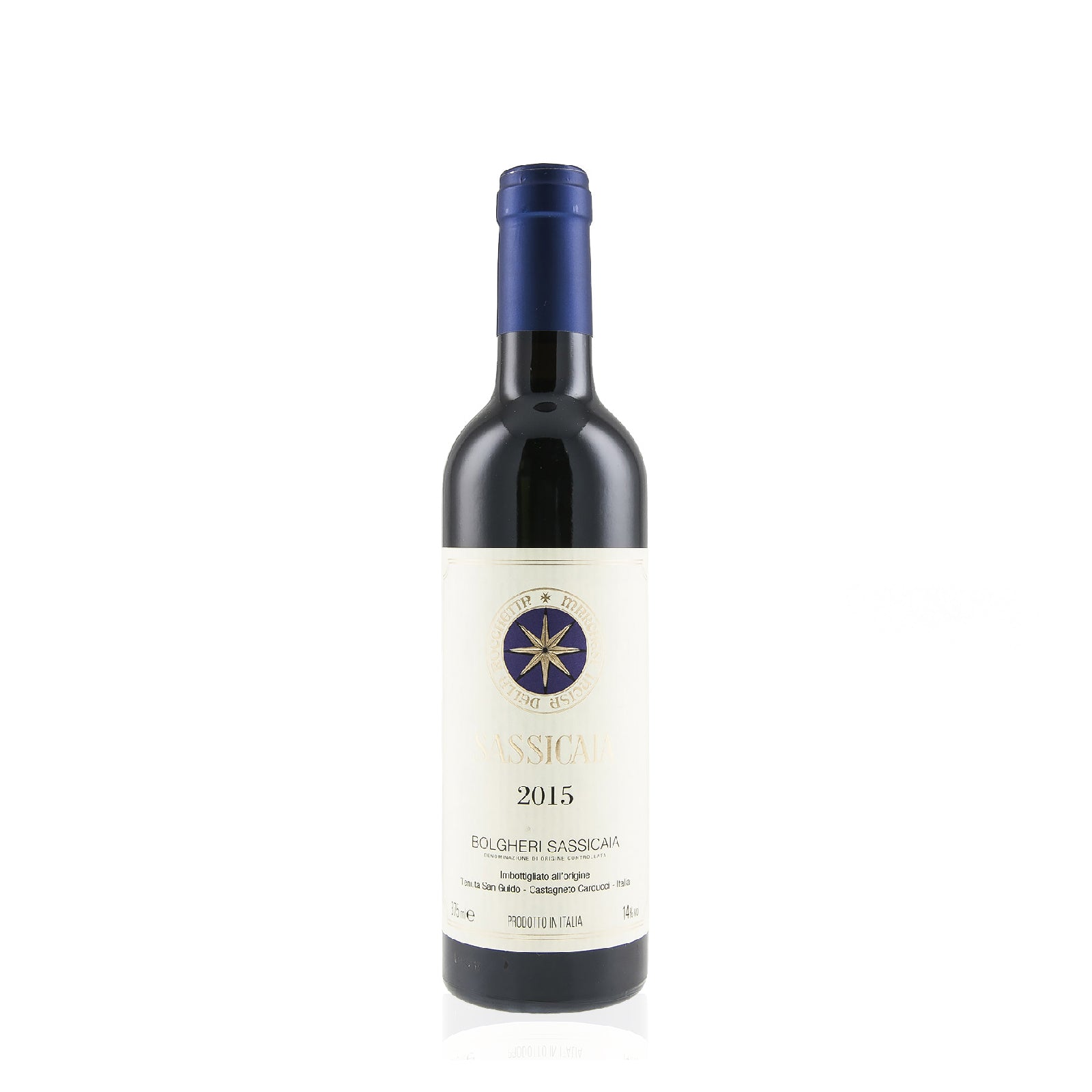 Tenuta San Guido Sassicaia 2015 375ml wine bottle