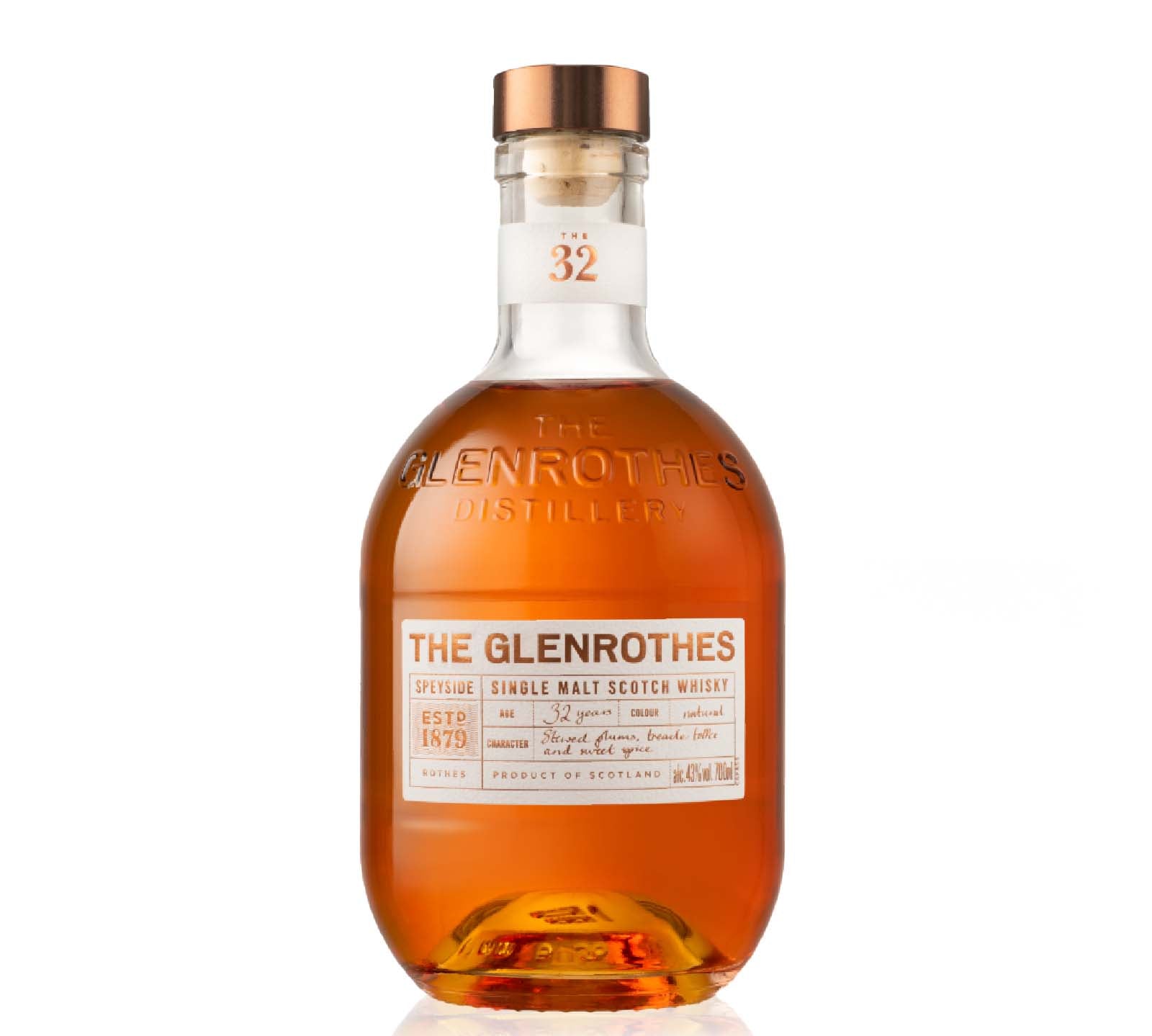The Glenrothes 32 Year Old single malt Scotch whisky bottle