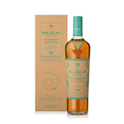 The Macallan Harmony Collection V Phoenix Honey Orchid Tea 700ml single malt whisky in sustainable packaging, inspired by JING tea with fruity, floral, and sweet notes.