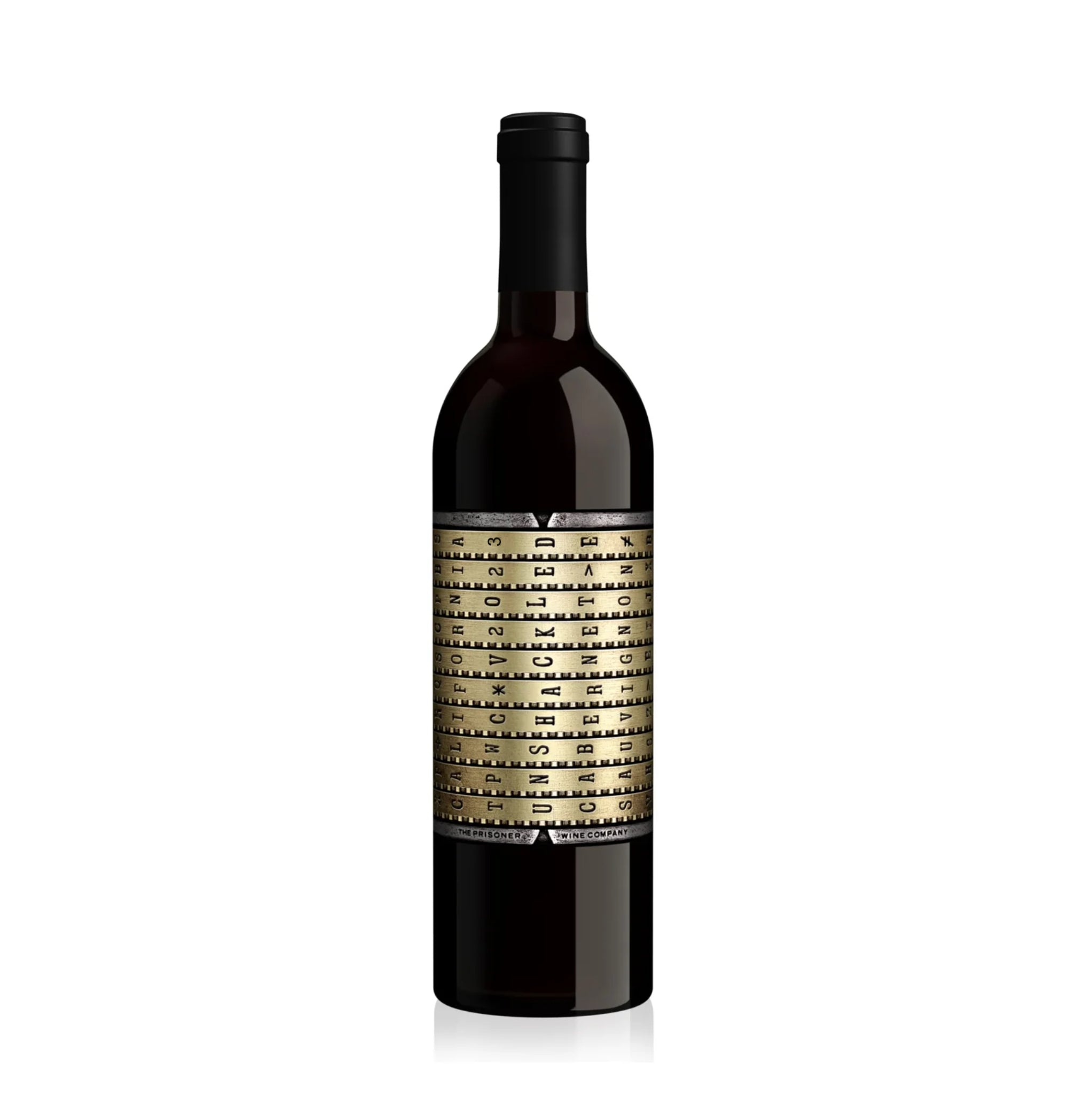 A bottle of The Prisoner Wine Company Unshackled Cabernet Sauvignon 2023 red wine
