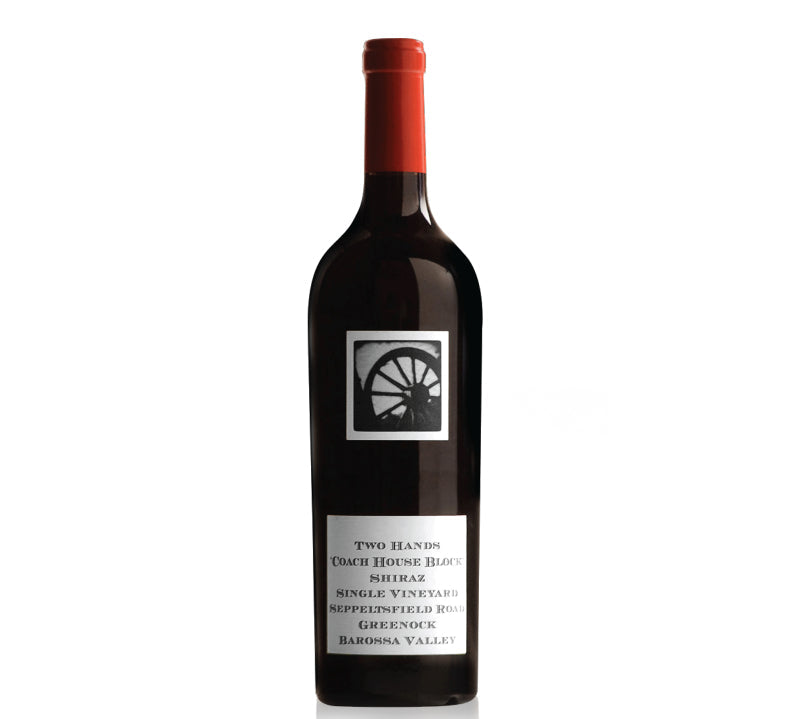 Two Hands Coach House Block Single Vineyard Shiraz 750ml, a premium Australian red wine with intense dark fruit, spicy complexity, and well-structured tannins from a single vineyard.
