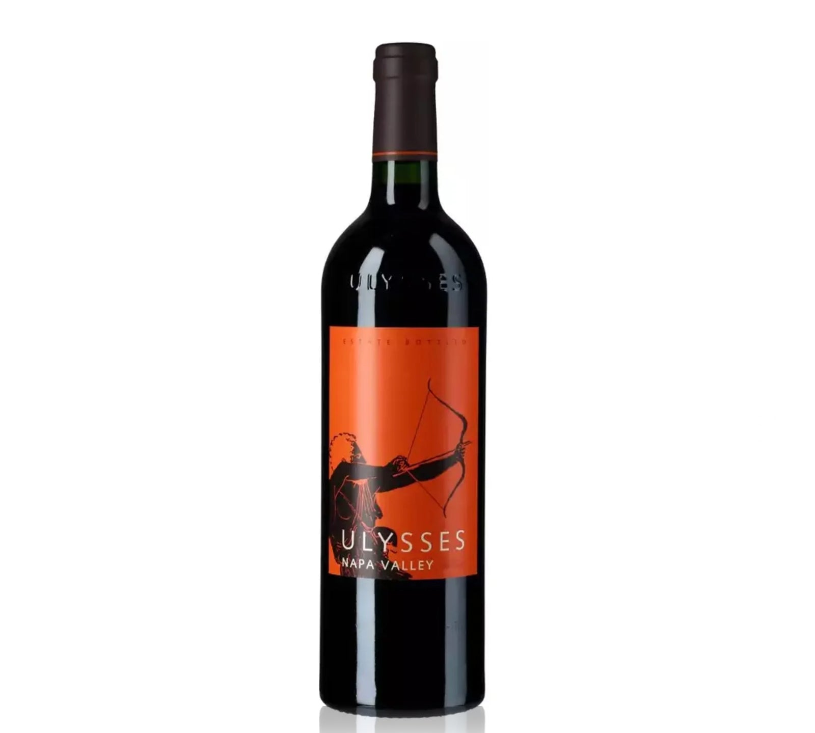 A bottle of Ulysses Napa Valley red wine