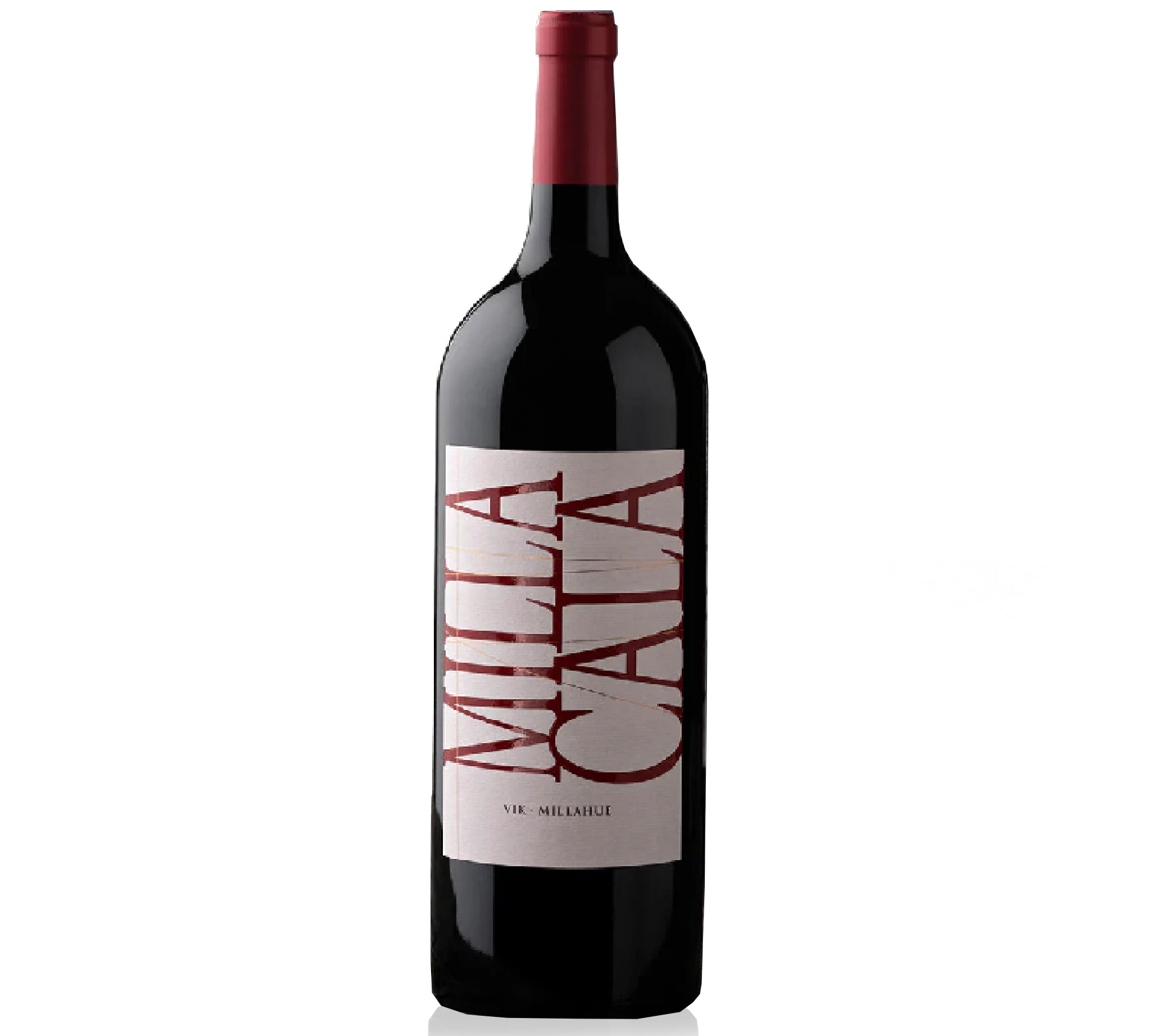 Bottle of VIK Milla Cala Chilean red blend with ripe dark fruit, spice, and cocoa notes.