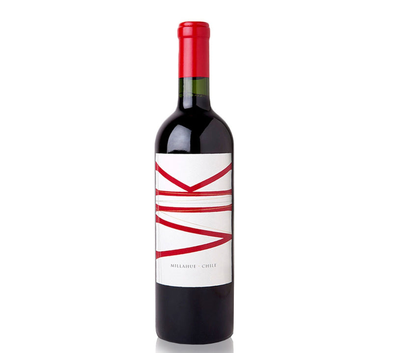 Bottle of VIK Millahue Chilean red wine with rich dark fruit, cocoa, and spice notes.