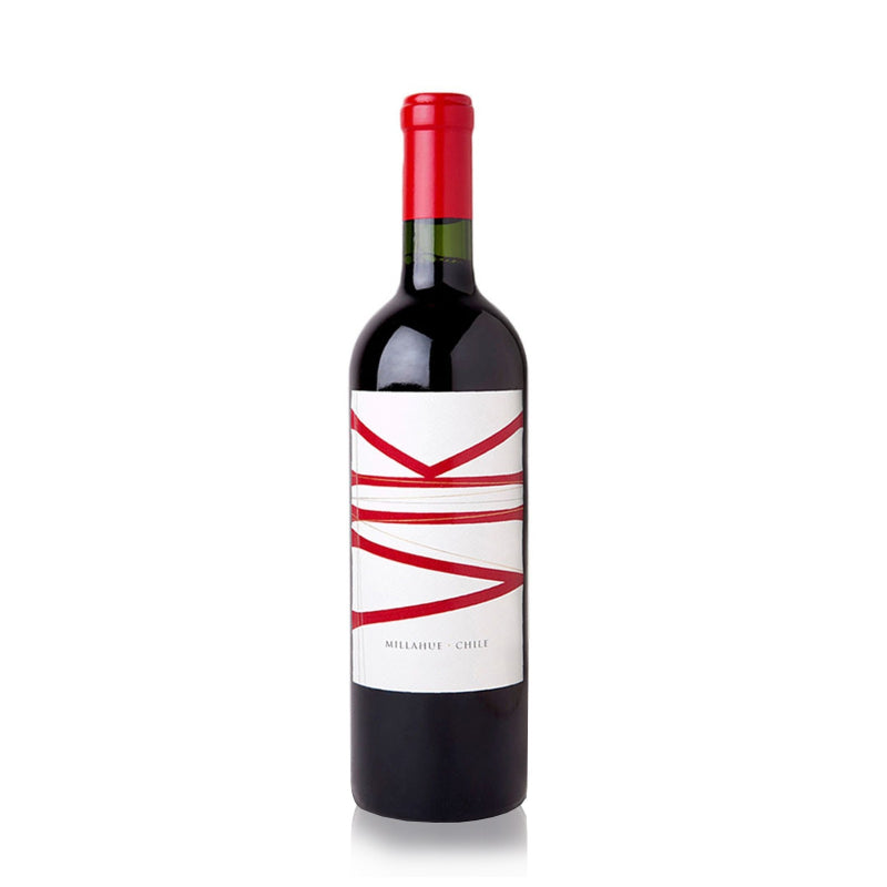 Bottle of VIK Millahue Chilean red wine with rich dark fruit, cocoa, and spice notes.