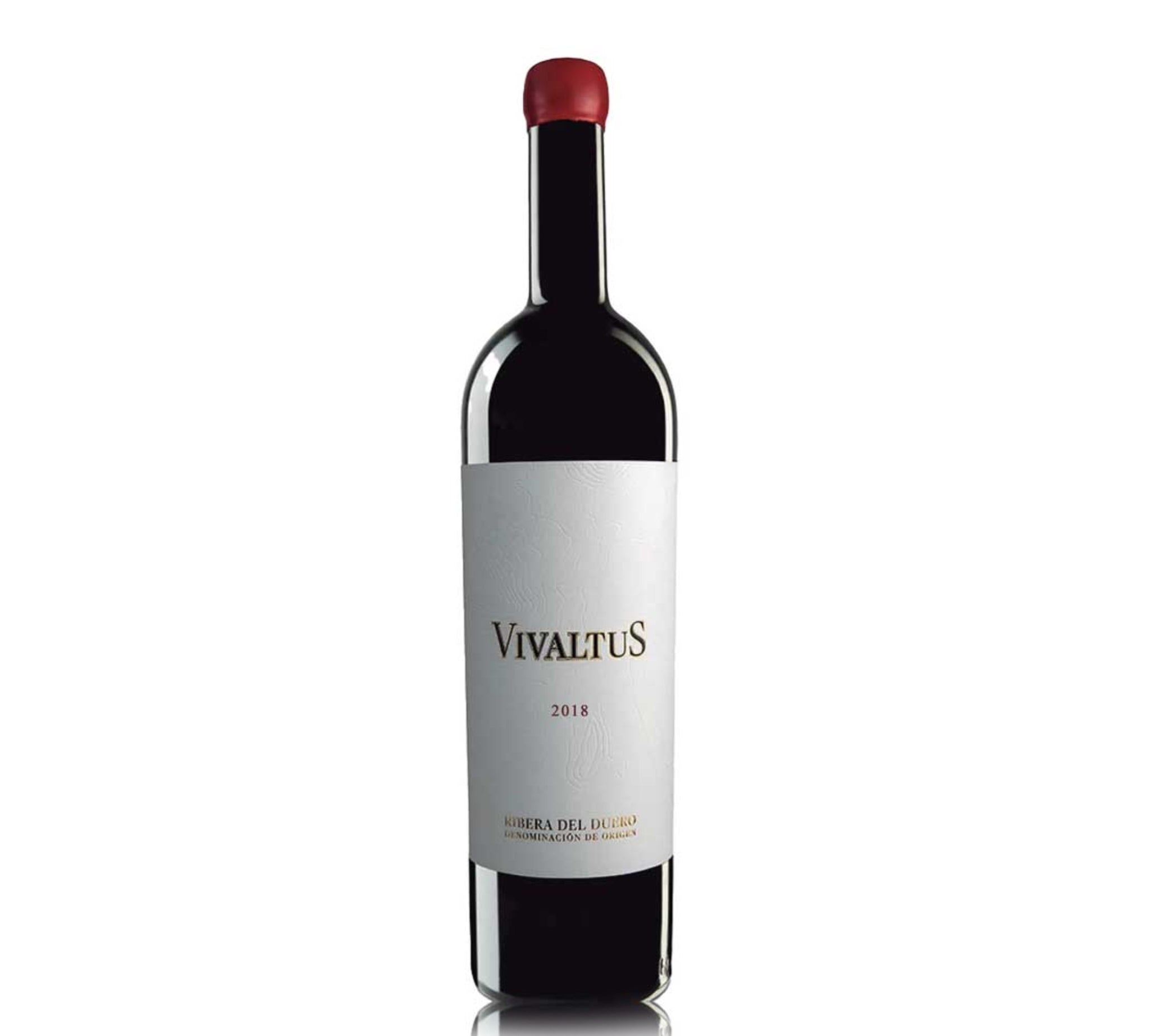 A bottle of Vivaltus Ribera del Duero 2018