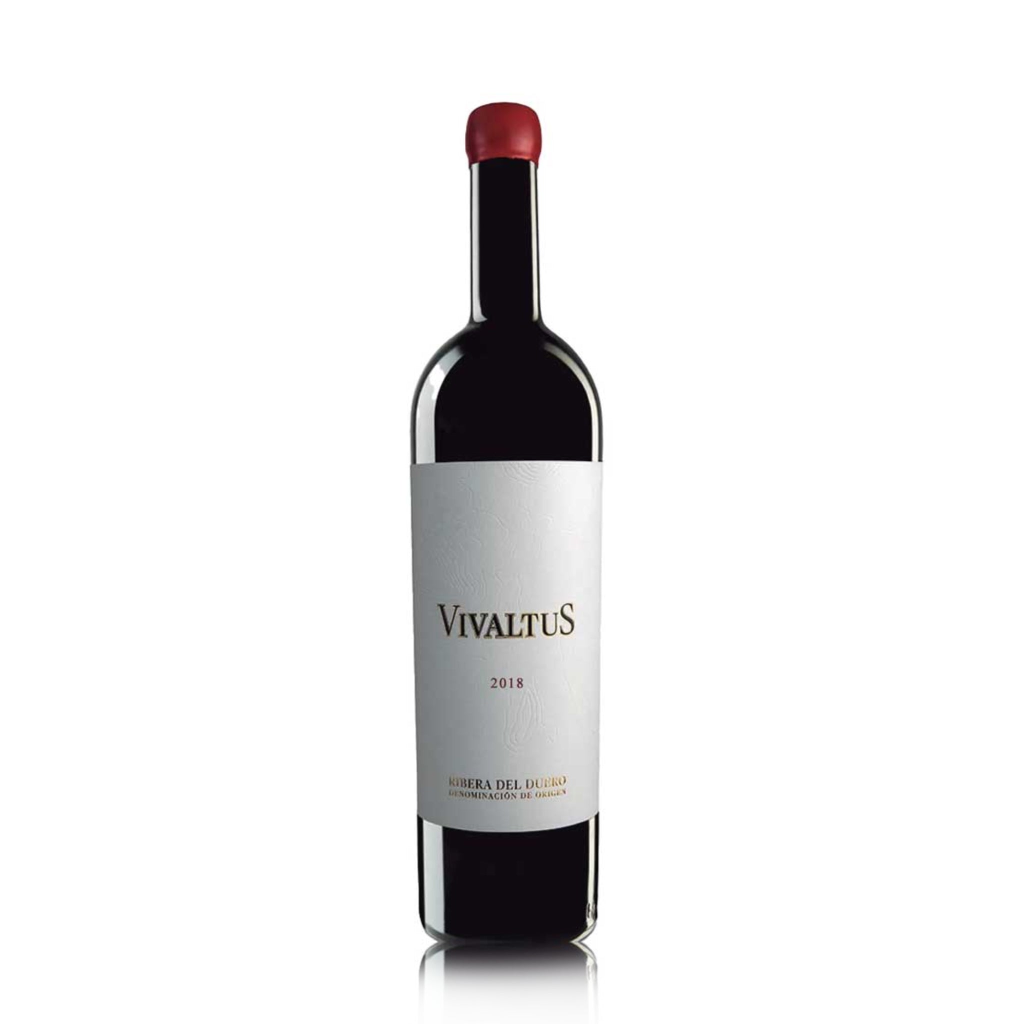 A bottle of Vivaltus Ribera del Duero 2018