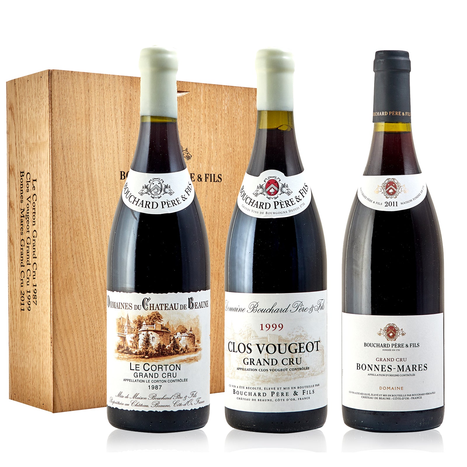 Bouchard Pere & Fils CNY 2023 Limited Edition Collector's Case of 3 750ml