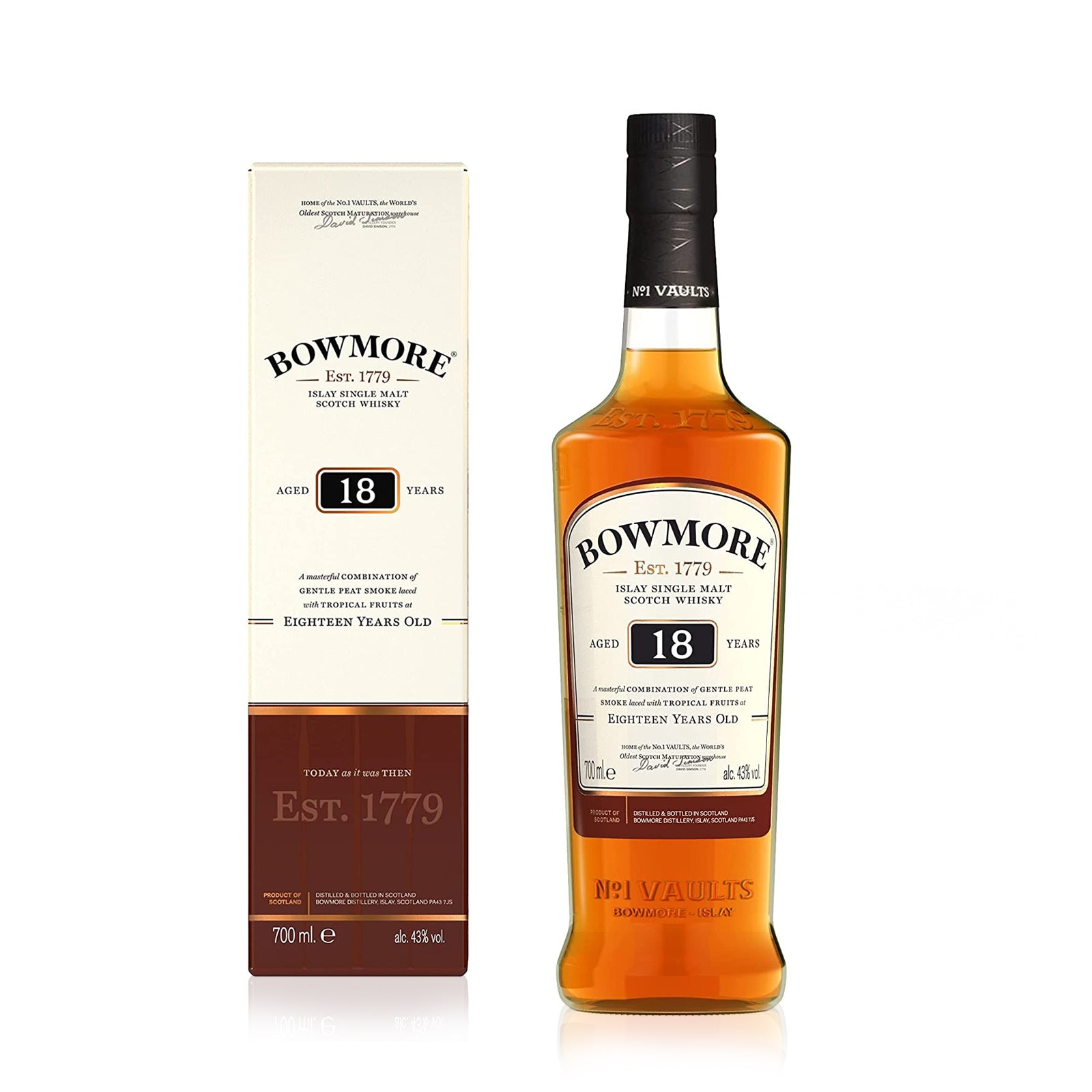 Bowmore Single Malt Scotch Whisky 18Yrs 700ml