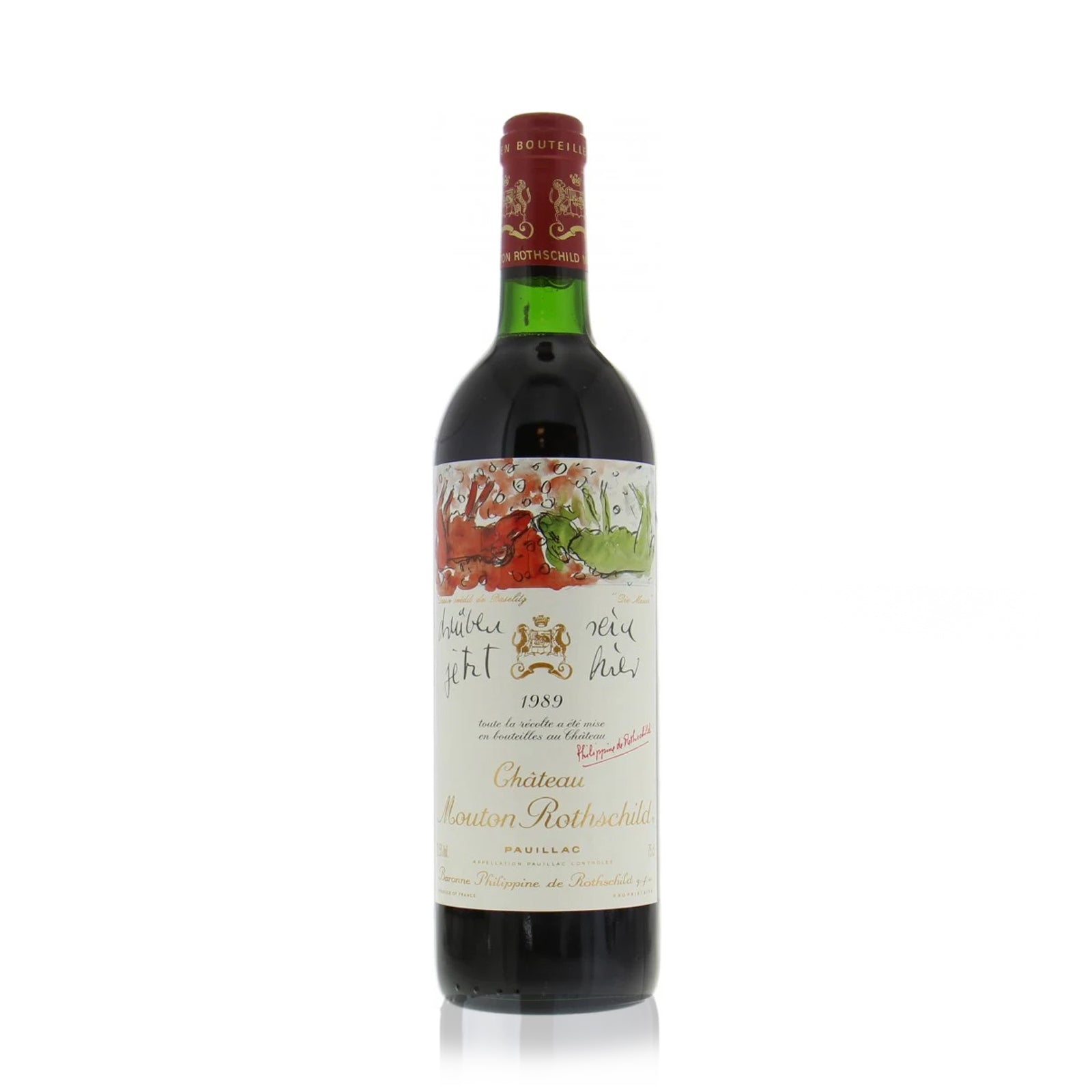 Chateau Mouton Rothschild Pauillac 1989 750ml