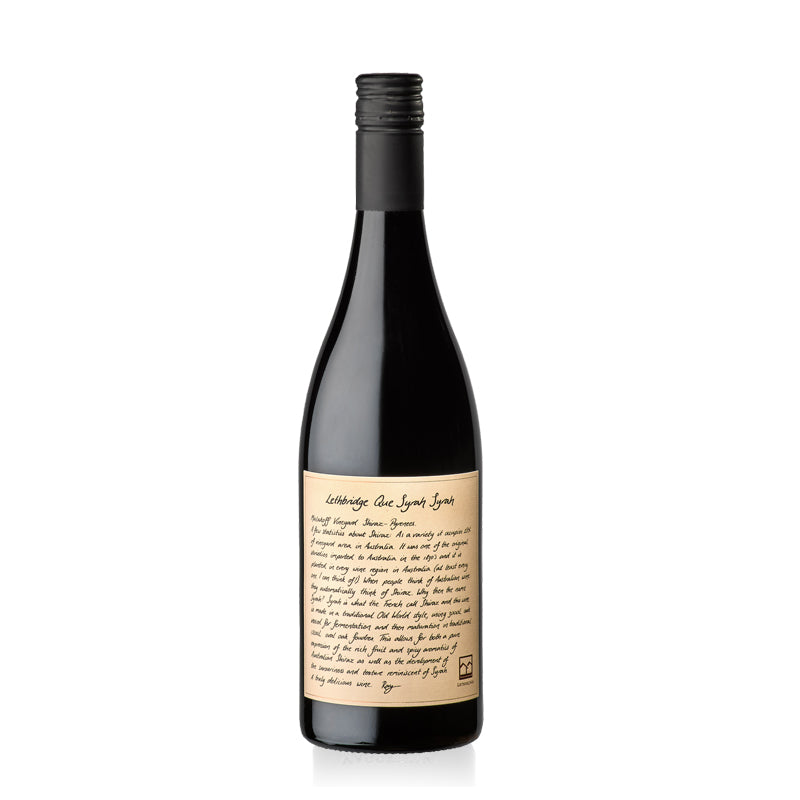 Lethbridge Que Syrah Syrah 2018 750ml
