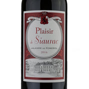 Plaisir De Siaurac Lalande-de-Pomerol 2016 750ml