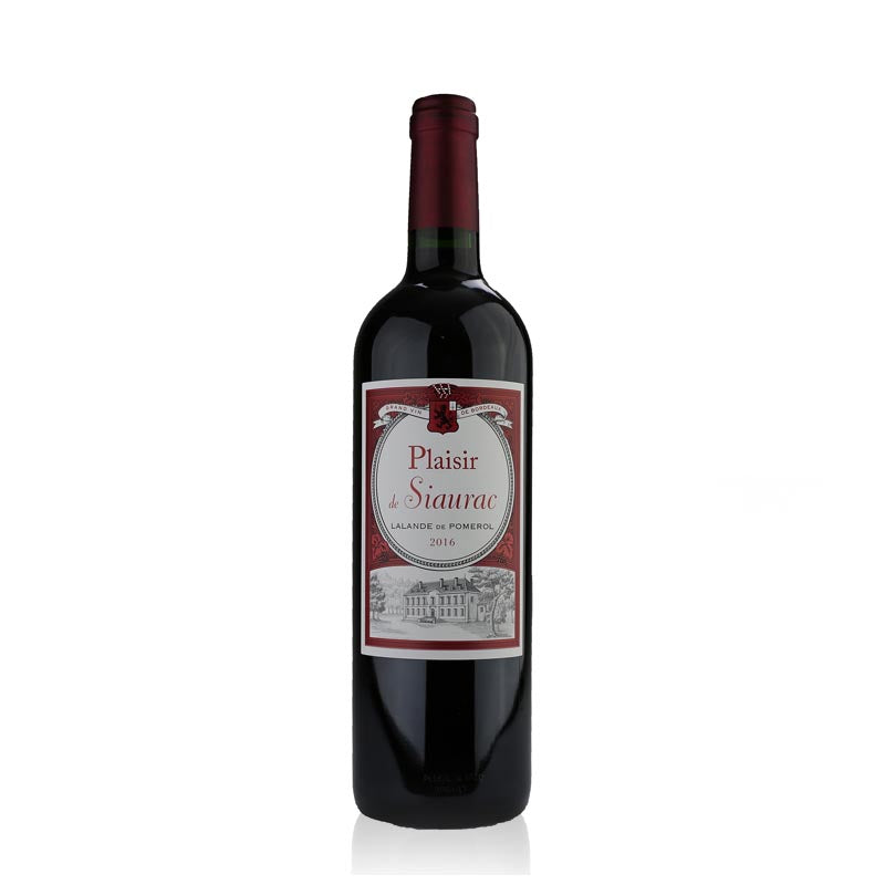 Plaisir De Siaurac Lalande-de-Pomerol 2016 750ml