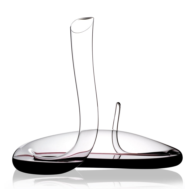 Riedel Mamba low sculptural wine decanter