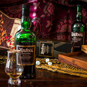 Ardbeg Uigeadail Islay Single Malt Scotch Whisky bottle, 700ml, with a rich, dark golden color and a distinctive label.