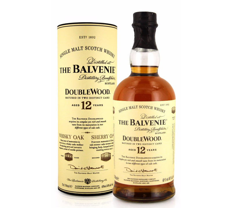Balvenie 12 Year DoubleWood Single Malt Scotch Whisky 700ml bottle