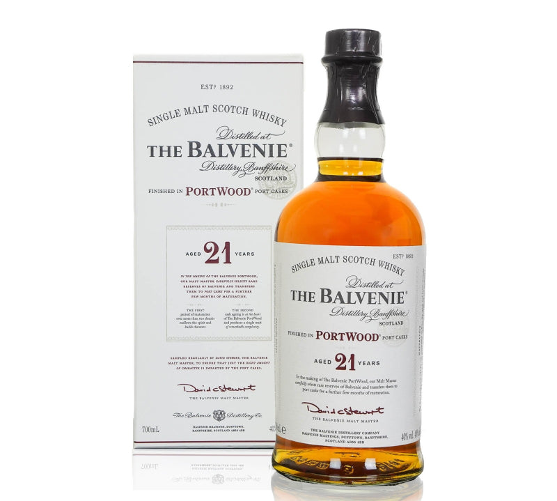 Balvenie 21 Year PortWood Single Malt Scotch Whisky 700ml bottle