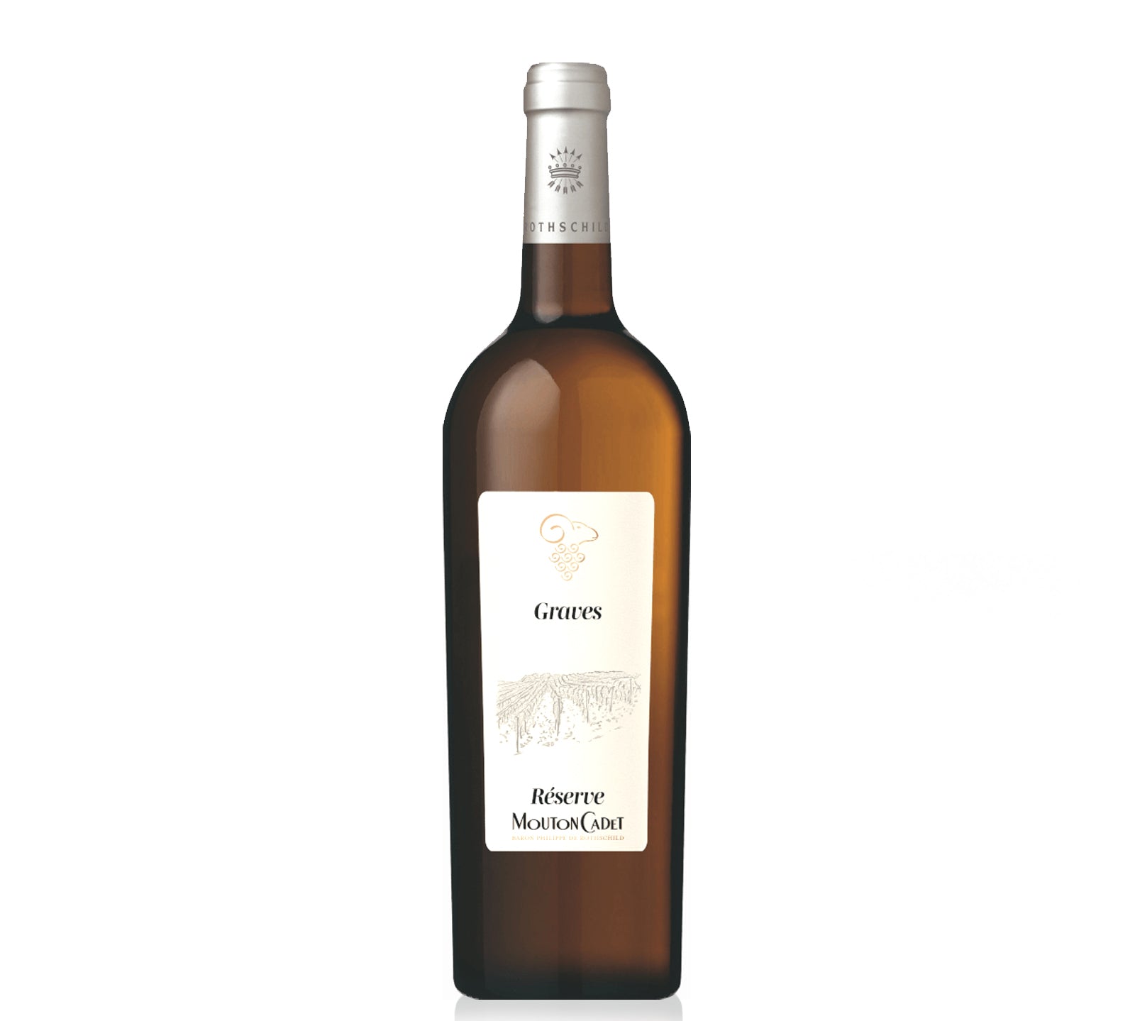 Baron Philippe de Rothschild Graves Réserve Mouton Cadet white wine 750ml bottle