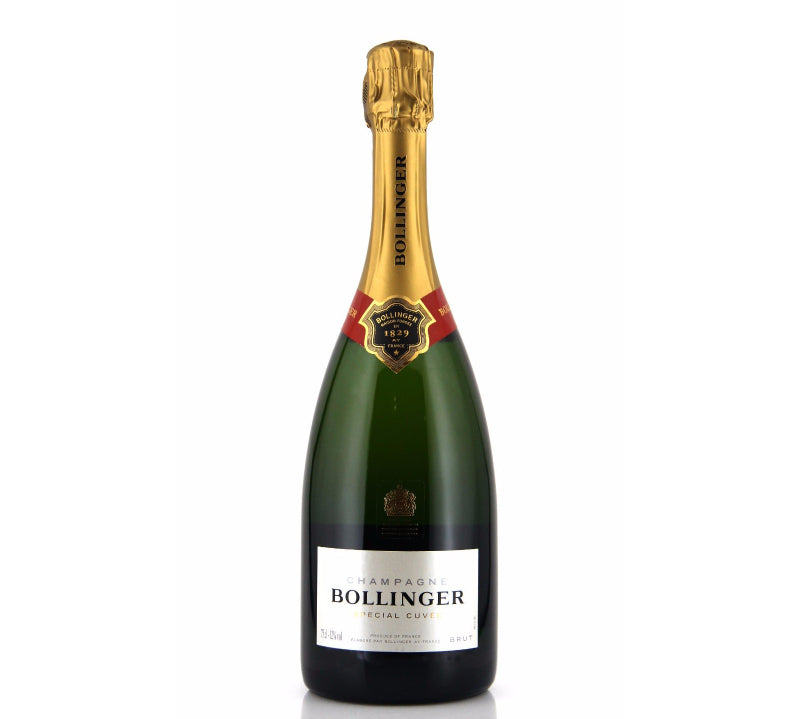 A bottle of Bollinger Champagne Special Cuvee Brut NV