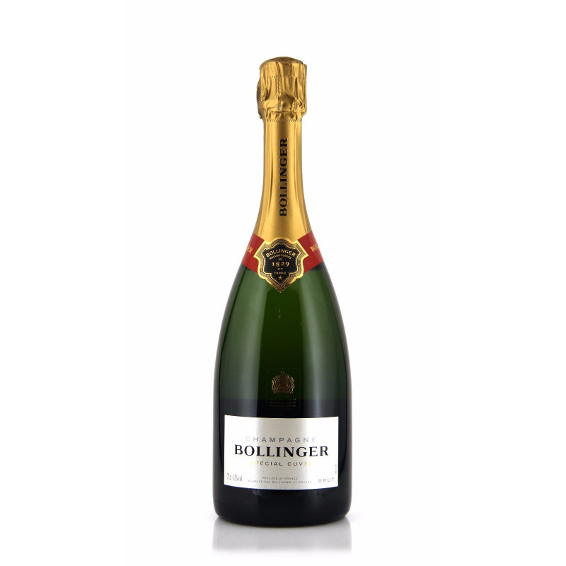 A bottle of Bollinger Champagne Special Cuvee Brut NV
