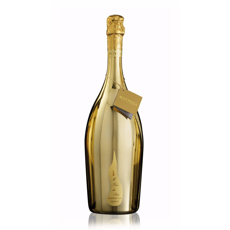 A bottle of Bottega Gold Prosecco Vino Dei Poeti Brut NV magnum
