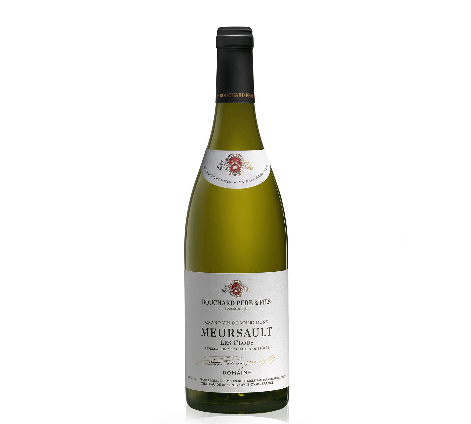 Bottle of Bouchard Pere & Fils Meursault Les Clous white wine